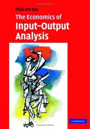 Cover of The Economics of Input-Output Analysis by Thijs ten Raa