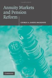 Cover of Annuity Markets and Pension Reform by George A. (Sandy) Mackenzie