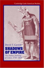 Front cover of Shadows of Empire by David T. Garrett