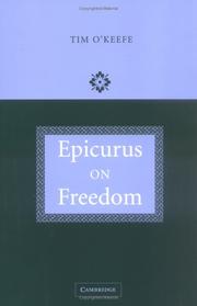 Cover of Epicurus on Freedom by Tim O'Keefe