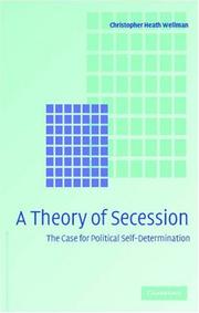 Front cover of A theory of secession by Christopher Heath Wellman