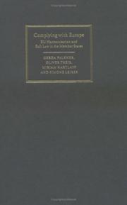 Cover of Complying with Europe by Gerda Falkner