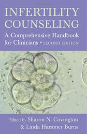 Cover of Infertility counseling by Sharon N. Covington