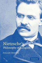 Front cover of Nietzsche's philosophy of religion by Julian Young