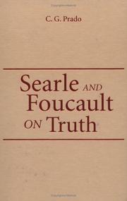 Front cover of Searle and Foucault on truth by C. G. Prado