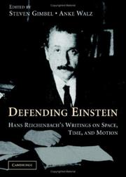 Cover of Defending Einstein by Hans Reichenbach
