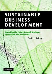 Cover of Sustainable Business Development by David L. Rainey