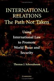 Cover of International Relations by Thomas J. Schoenbaum