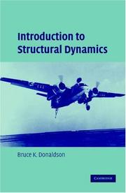 Front cover of Introduction to Structural Dynamics (Cambridge Aerospace Series) by Bruce K. Donaldson