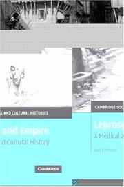 Front cover of Leprosy and empire by Rod Edmond