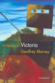 Cover of A History of Victoria by Geoffrey Blainey