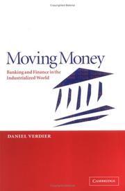 Cover of Moving Money by Daniel Verdier
