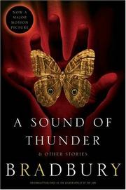 Front cover of A Sound of Thunder and Other Stories by Ray Bradbury