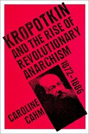 Cover of Kropotkin by Caroline Cahm