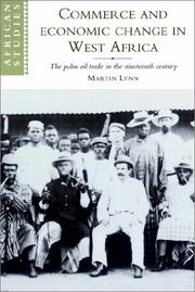 Front cover of Commerce and Economic Change in West Africa by Martin Lynn