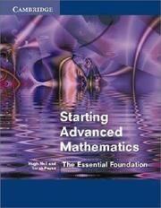 Cover of Starting Advanced Mathematics by Hugh Neill