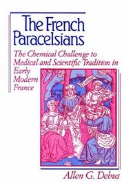 Front cover of The French Paracelsians by Allen George Debus