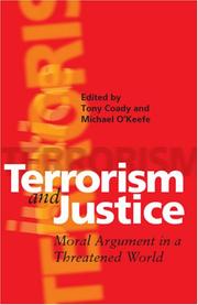 Cover of Terrorism and justice by C. A. J. Coady