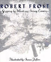 Front cover of Stopping by woods on a snowy evening by Robert Frost