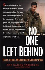 Front cover of No One Left Behind by Amy Waters Yarsinske