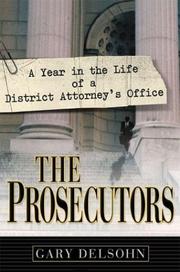 Cover of The Prosecutors by Gary Delsohn