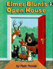 Front cover of Elmer Blunts Open House by Matt Novak