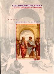 Cover of God, immortality, ethics by Douglas P. Lackey