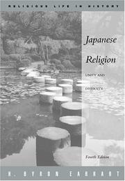 Front cover of Japanese religion by H. Byron Earhart