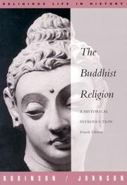 Cover of The Buddhist religion by Robinson, Richard H.