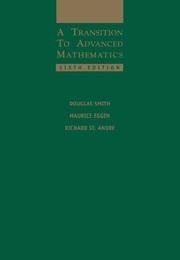 Cover of A transition to advanced mathematics by Douglas Smith undifferentiated
