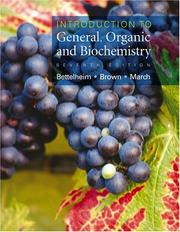 Front cover of Introduction to general, organic & biochemistry by Frederick A. Bettelheim