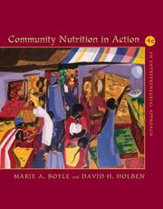 Cover of Community nutrition in action by Marie A. Boyle