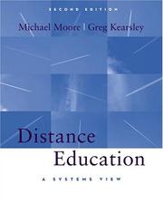 Cover of Distance education by Michael G. Moore