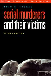 Front cover of Serial murderers and their victims by Eric W. Hickey