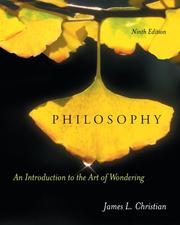 Cover of Philosophy by James L. Christian