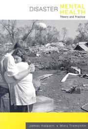 Front cover of Disaster mental health by James Halpern