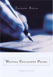 Cover of Writing Philosophy Papers by Zachary Seech