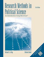 Front cover of Research Methods in Political Science by Michael K. Le Roy