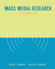 Front cover of Mass media research by Roger D. Wimmer