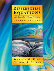 Cover of Differential equations with boundary-value problems by Dennis G. Zill