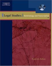 Cover of Legal Studies by Wanda Walker Roderick