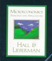 Cover of Microeconomics by Robert Ernest Hall