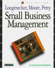 Front cover of Small business management by Justin Gooderl Longenecker