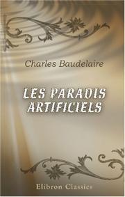 Front cover of Les paradis artificiels by Charles Baudelaire