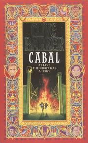 Cover of Cabal by Clive Barker