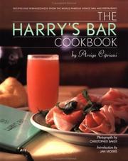 Front cover of The Harry's Bar Cookbook by Arrigo Cipriani