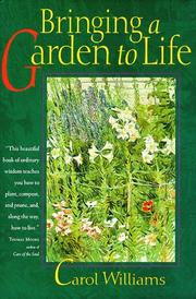 Front cover of Bringing a garden to life by Williams, Carol