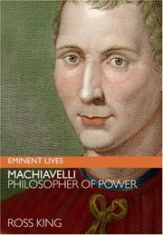 Cover of Machiavelli by Ross King