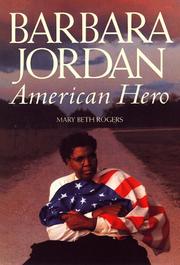 Cover of Barbara Jordan by Mary Beth Rogers