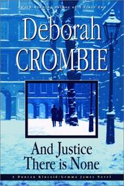 Front cover of And Justice There Is None by Deborah Crombie